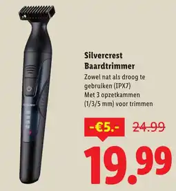 Lidl Silvercrest Baardtrimmer aanbieding