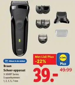 Lidl Braun Scheerapparaat aanbieding