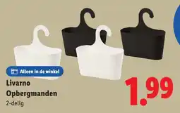 Lidl Livarno Opbergmanden aanbieding