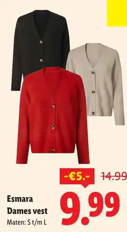 Lidl Esmara Dames vest aanbieding