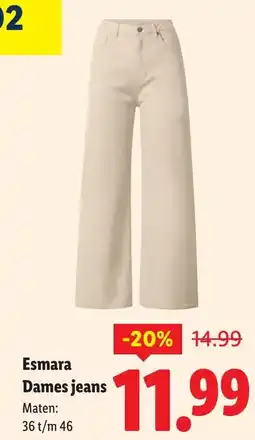 Lidl Esmara Dames jeans aanbieding