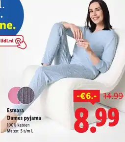 Lidl Esmara Dames pyjama aanbieding