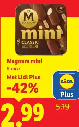 Lidl Magnum mini aanbieding
