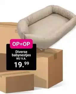 Van Asten BabySuperstore Diverse babynestjes aanbieding