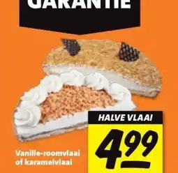 Nettorama Vanille-roomvlaai of karamelvlaai aanbieding