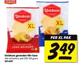 Nettorama Uniekaas gesneden 48+ kaas aanbieding