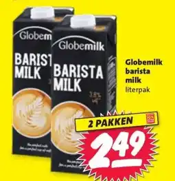 Nettorama Globemilk barista milk aanbieding