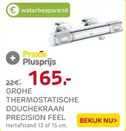 Praxis Grohe Thermostatische Douchekraan aanbieding