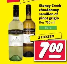Nettorama Stoney Creek chardonnay semillon of pinot grigio aanbieding