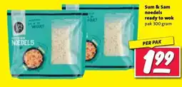 Nettorama Sum & Sam noedels ready to wok aanbieding
