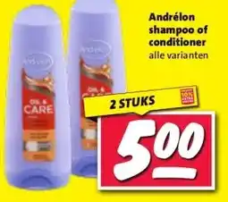 Nettorama Andrélon shampoo of conditioner aanbieding