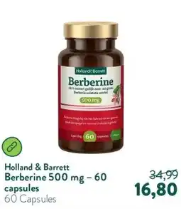 Holland & Barrett Berberine 500 mg – 60 capsules aanbieding