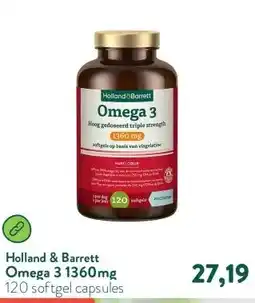Holland & Barrett Omega 3 1360mg aanbieding