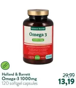 Holland & Barrett Omega-3 1000mg aanbieding