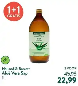 Holland & Barrett Aloë Vera Sap aanbieding