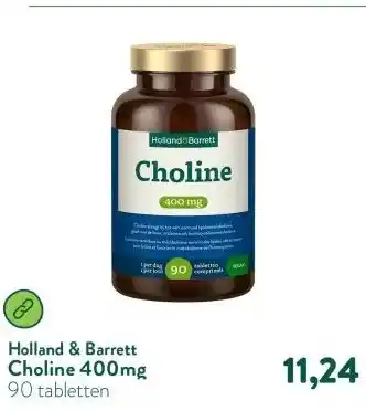 Holland & Barrett Choline 400mg aanbieding