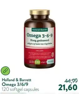 Holland & Barrett Omega 3/6/9 aanbieding
