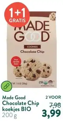 Holland & Barrett Chocolate Chip koekjes BIO aanbieding