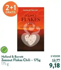 Holland & Barrett Zeezout Flakes Chili – 175g aanbieding