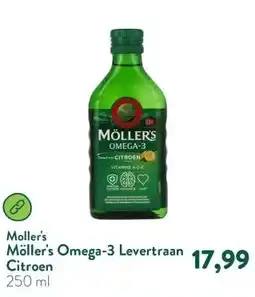 Holland & Barrett Möller's Omega-3 Levertraan Citroen aanbieding