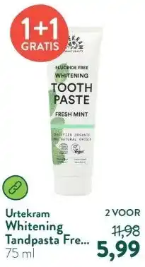 Holland & Barrett Whitening Tandpasta Fresh Mint Fluoridevrij aanbieding