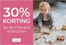 Prenatal Op de Prénatal lettertrein aanbieding
