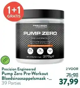 Holland & Barrett Pump Zero Pre-Workout Bloedsinaasappelsmaak - 375g aanbieding