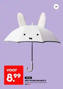 HEMA Alle kinderparaplu's aanbieding