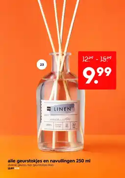 HEMA Alle geurstokjes en navullingen aanbieding