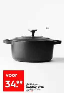 HEMA Gietijzeren braadpan lyon aanbieding