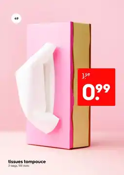 HEMA Tissues tompouce aanbieding