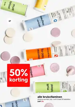 HEMA Alle bruisvitaminen aanbieding