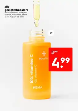 HEMA Alle gezichtsboosters aanbieding