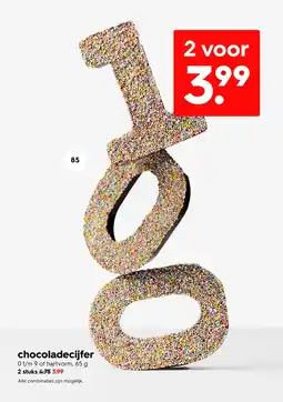 HEMA Chocoladecijfer aanbieding