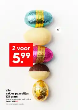 HEMA alle zakjes paaseitjes aanbieding