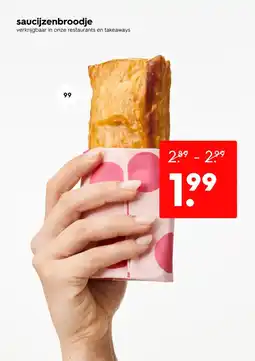 HEMA Saucijzenbroodje aanbieding