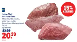 Makro Metro chef lers rundvlees aanbieding