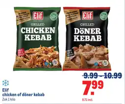 Makro Elif chicken of döner kebab aanbieding