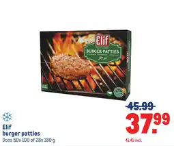 Makro Elif burger patties aanbieding