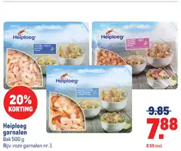 Makro Heiploeg garnalen aanbieding