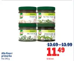 Makro Alle knorr primerba aanbieding