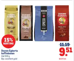 Makro Douwe egberts koffiebonen aanbieding
