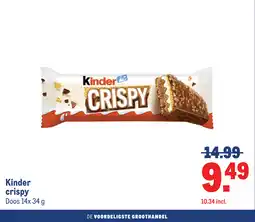 Makro Kinder crispy aanbieding