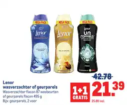 Makro Lenor wasverzachter of geurparels aanbieding