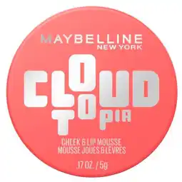 Trekpleister Maybelline New York Cloudtopia Coral Illusion Cheek & Lip Mousse aanbieding