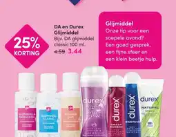 DA DA en Durex Glijmiddel aanbieding