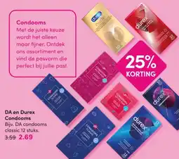 DA DA en Durex Condooms aanbieding