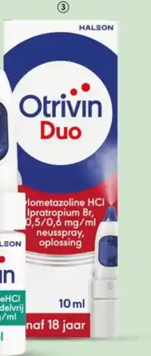DA Otrivin Xylometazoline Neusspray duo aanbieding