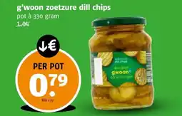 Poiesz G'woon zoetzure dill chips aanbieding