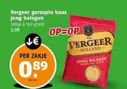 Poiesz Vergeer geraspte kaas jong aanbieding
